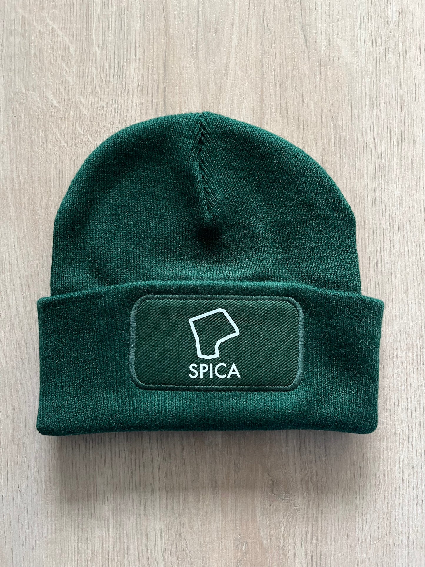 Spica groen witte wintermuts