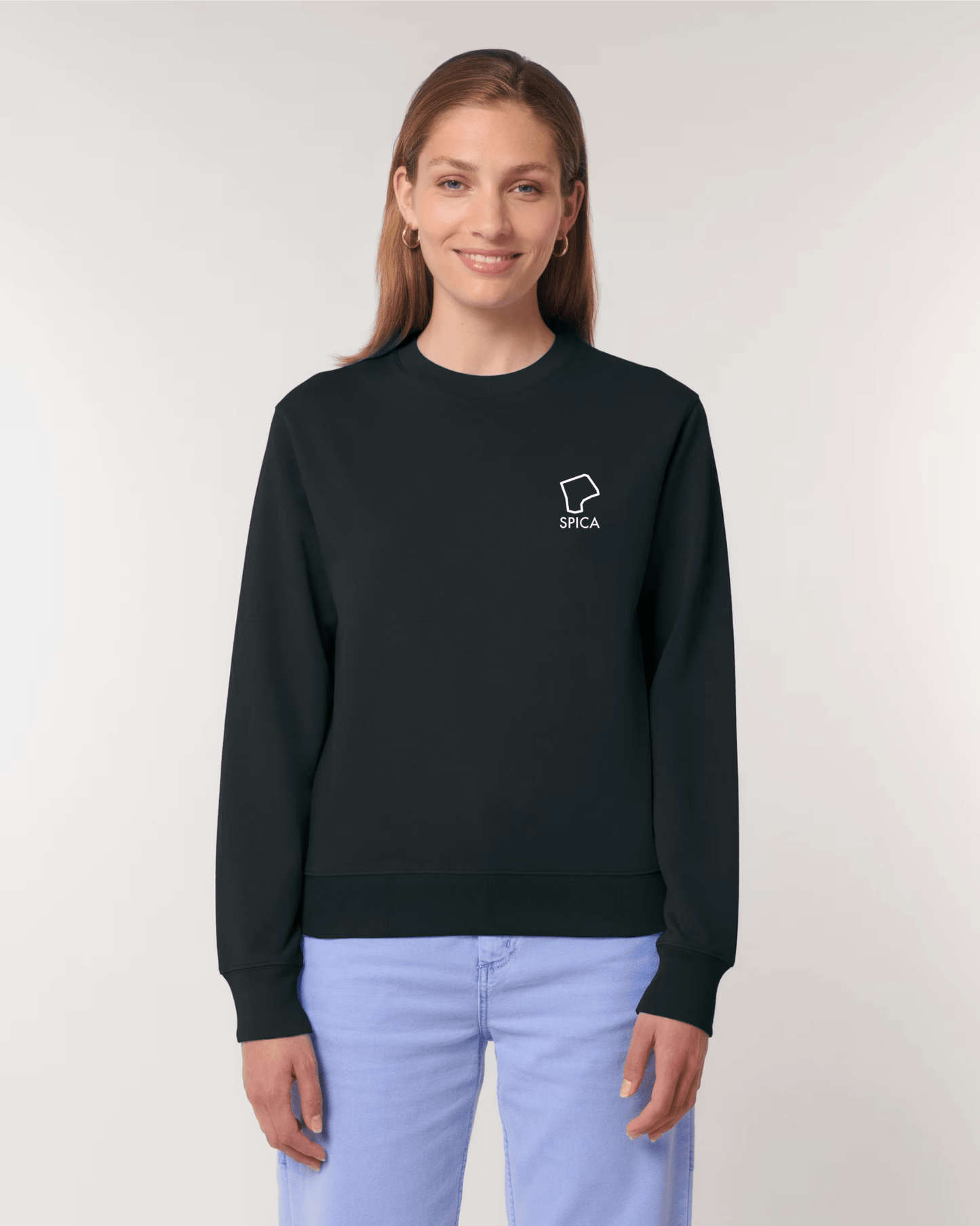 Spica sweat shirt met Spica omtrek Spijkerkwartier logo - Spica Lifestyle Arnhem