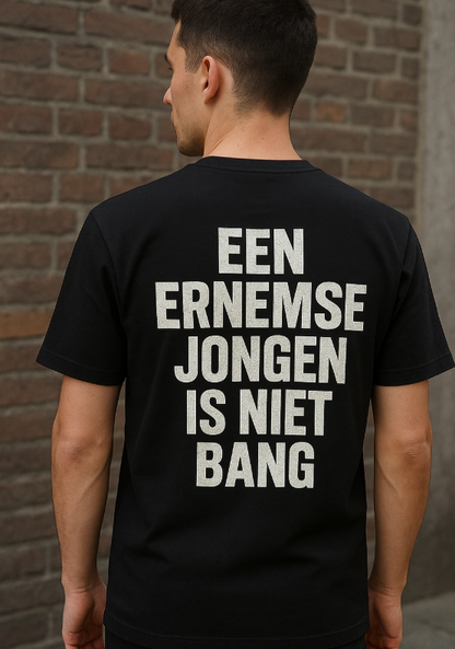 Een Ernemse jongen is niet bang Spica basic shirt van organisch katoen