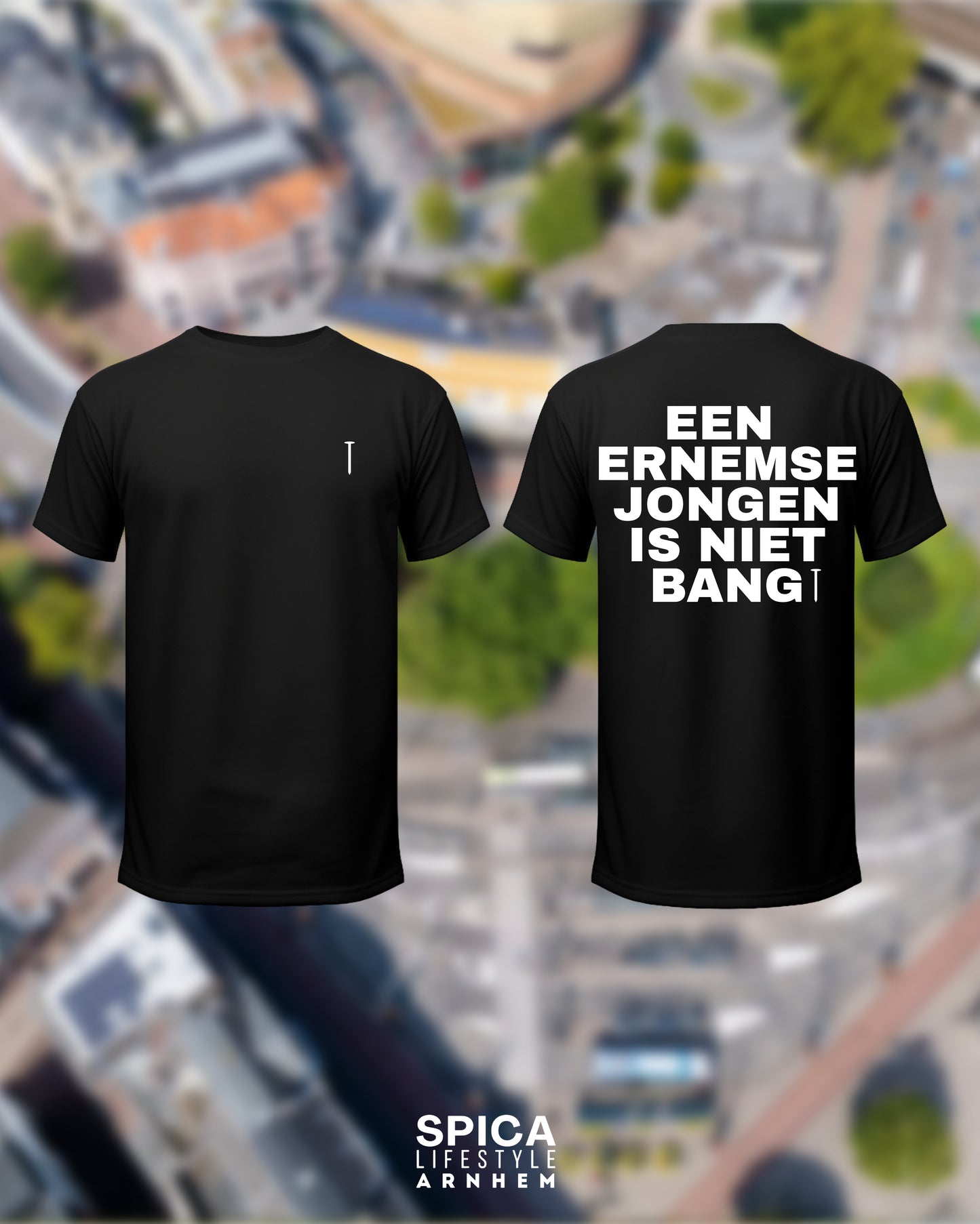Spica spijker basic en Ernemse jongen is niet bang basic shirt