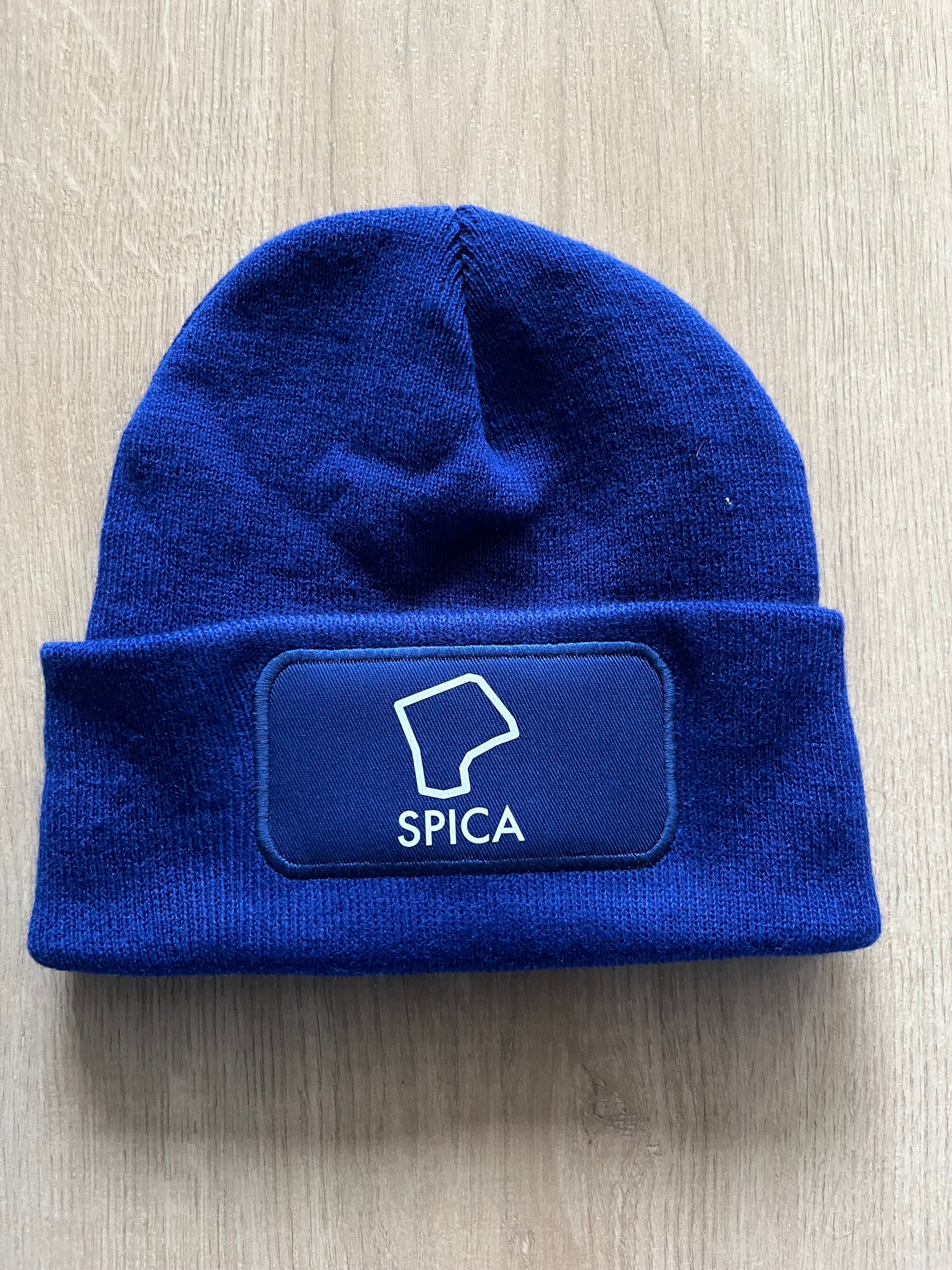 Spica blauw witte wintermuts