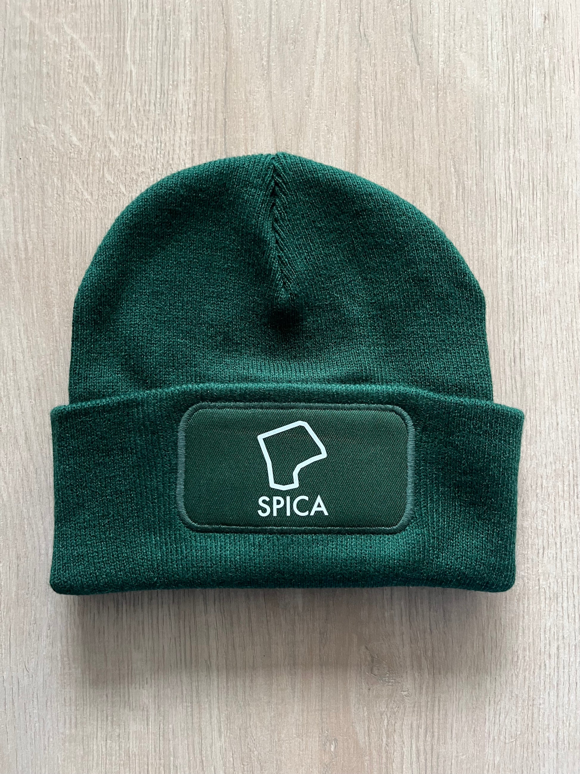 Spica groen witte wintermuts