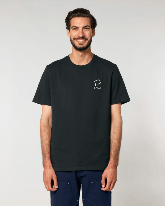 Spica basic shirt 2.0 met Spica omtrek Spijkerkwartier logo - Spica Lifestyle Arnhem
