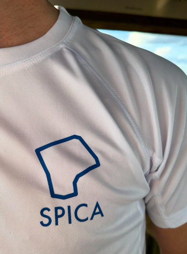 Spica sport shirt wit blauw - Spica Lifestyle Arnhem